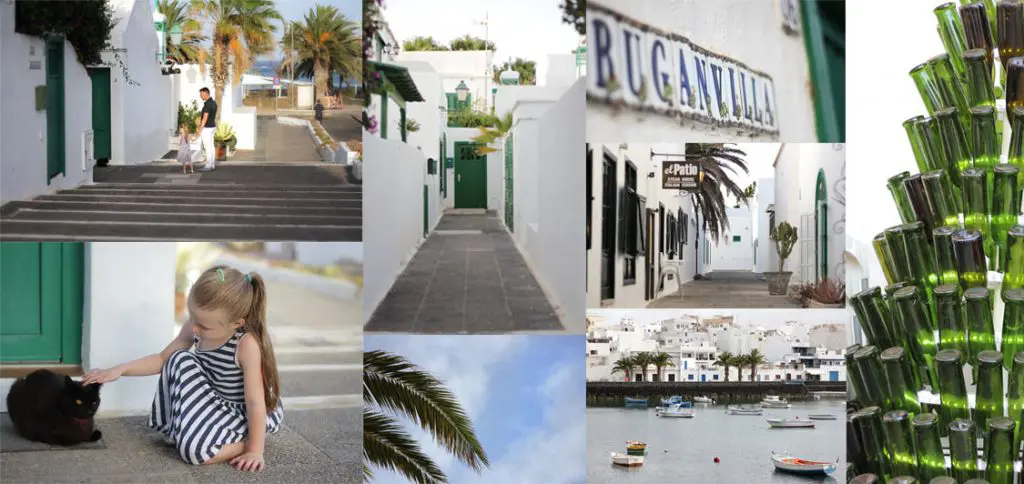 collage of street photos in Greece