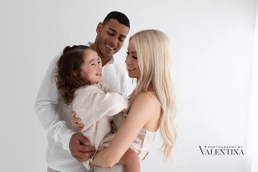 Natural and candid family portrait.