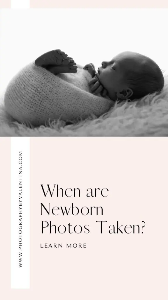 black and white photo of a newborn wrapped up for a newborn shoot