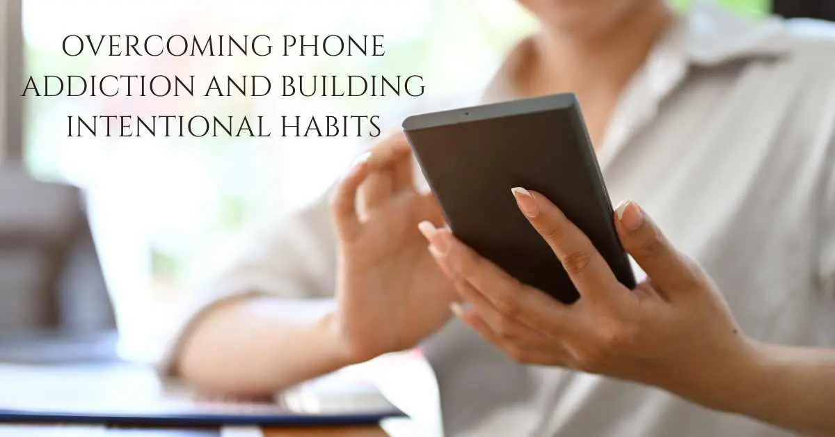 woman's hand scrolling on the phone