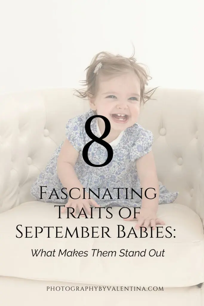 Baby girl smiling on the cover for September Babies facts