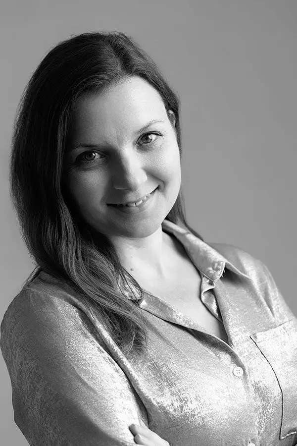 Portrait of Valentina Rebeschini, London-based photographer and author of the breastfeeding photography book Milk Tales.