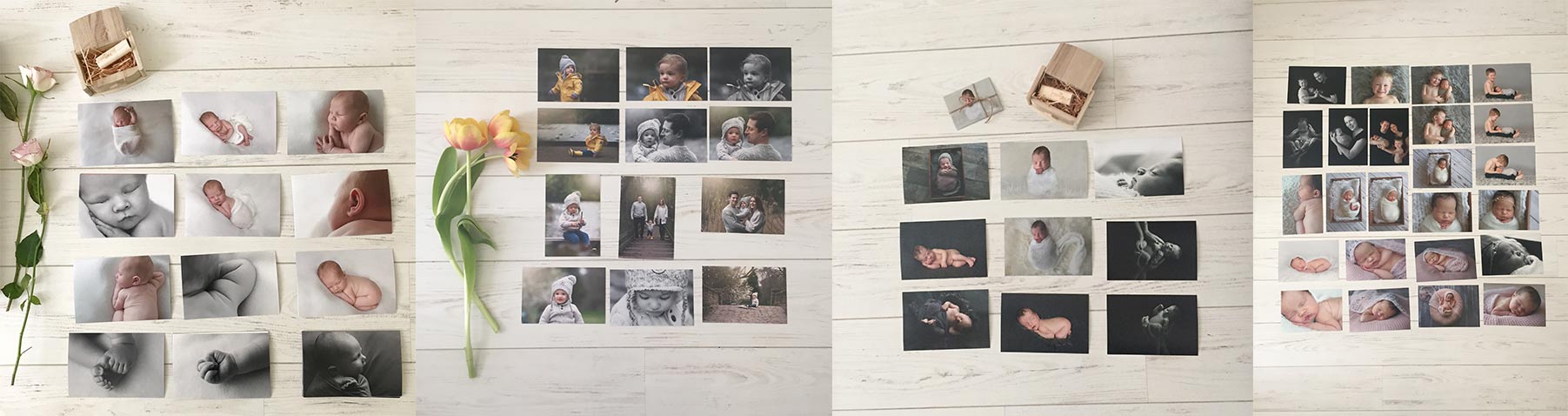 prints from a newborn photography session