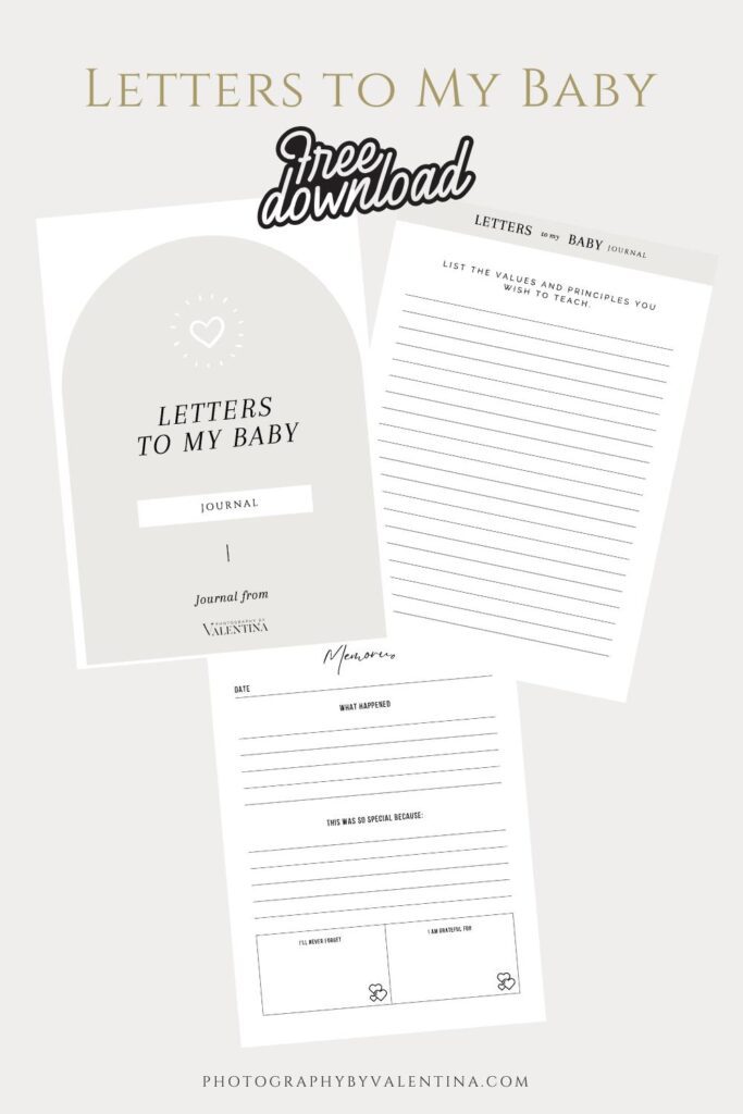 prompts to write letters to your unborn baby